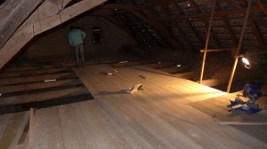 ein neuer Boden im Dachgeschoss ein neuer Boden im Dachgeschoss